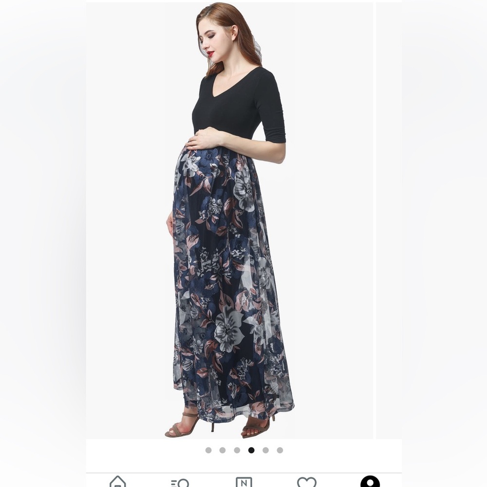 Nordstrom Kimi and Kai- Annabelle Maternity Dress Size LG in Perfect Condition